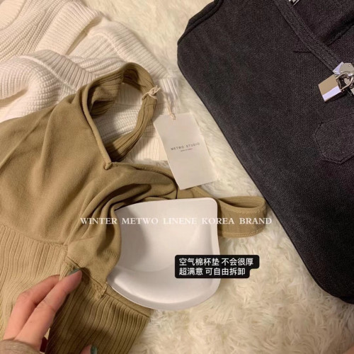 METWO歐美打底吊帶背心四季風881N1美背無痕修身內衣內外百搭文胸