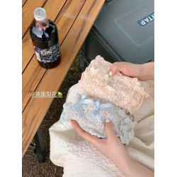 日系少女英國梨花內褲美式泡芙純棉透氣抑菌無痕中腰女士三角內褲