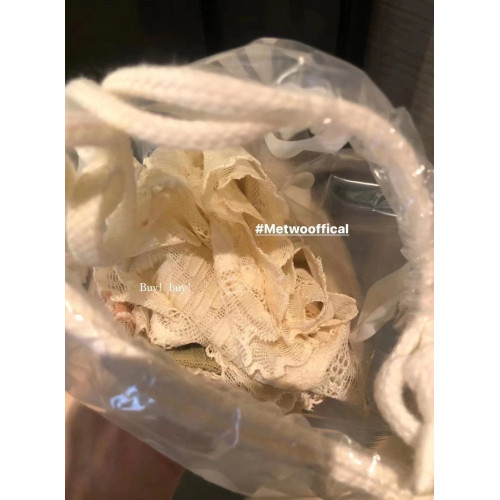 METWO美式泡芙內褲日系蕾絲性感花邊無痕純棉抑菌中腰三角褲女士