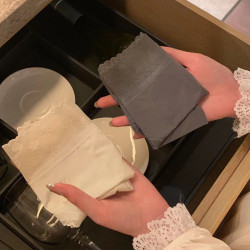 蠶絲愛心面膜褲 冰絲無痕透氣超薄女士中腰三角褲女純棉底擋短褲
