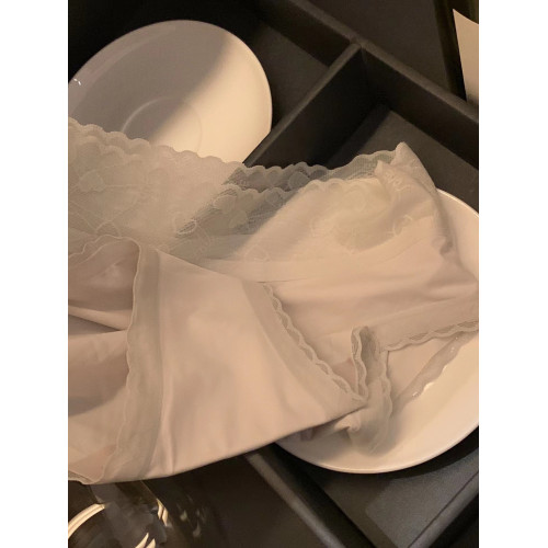 蠶絲愛心面膜褲 冰絲無痕透氣超薄女士中腰三角褲女純棉底擋短褲
