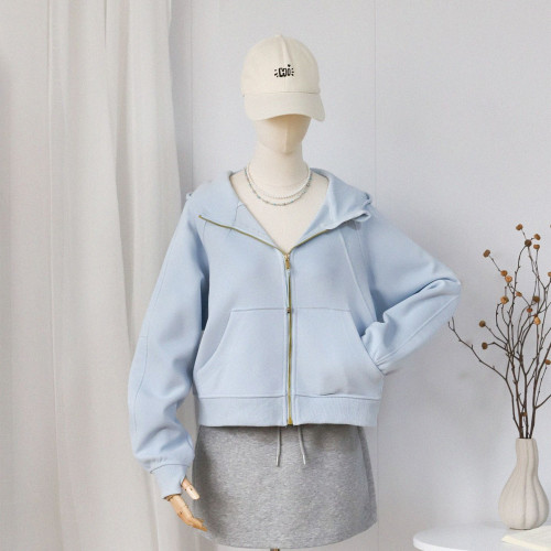 lulu fend瑜珈服衛衣外套女運動開衫寬松短款休閒即墨慵懶風上衣