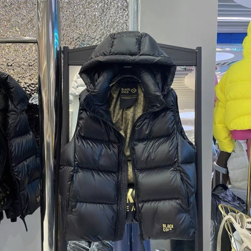 黑金標鵝絨馬甲男女外穿羽絨服背心2025年新款東北超加厚短款馬夾