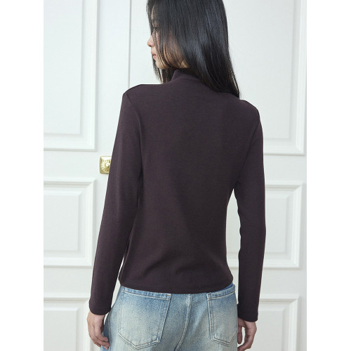 【盛都】25秋新基礎款百搭親膚修身高級感高彈內搭純色打底上衣女