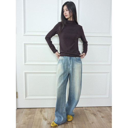 【盛都】25秋新基礎款百搭親膚修身高級感高彈內搭純色打底上衣女