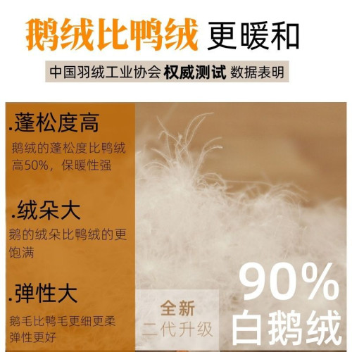 90鵝絨褲外穿女士加厚羽絨褲束腳北方高腰零下30度防寒大鵝褲女