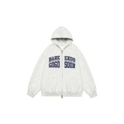 左奇函同款GOGOSOON衛衣男400g新款春秋外套青少年拉鍊休閒連帽潮