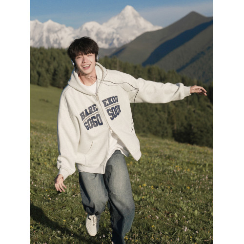 左奇函同款GOGOSOON衛衣男400g新款春秋外套青少年拉鍊休閒連帽潮 左奇函同款GOGOSOON衛衣男400g新款春秋外套青少年拉鍊休閒連帽潮