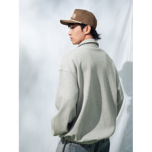 Mentmate 25AW AD珠地定織衛衣 秋冬廓形大翻領套頭上衣 男女休閒 Mentmate 25AW AD珠地定織衛衣 秋冬廓形大翻領套頭上衣 男女休閒