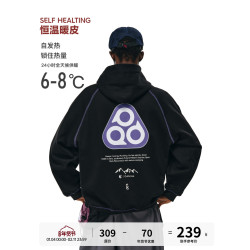 FPA恒溫暖皮哈蘇線連帽衛衣 國潮牌潮流寬鬆秋季高級重磅情侶帽衫