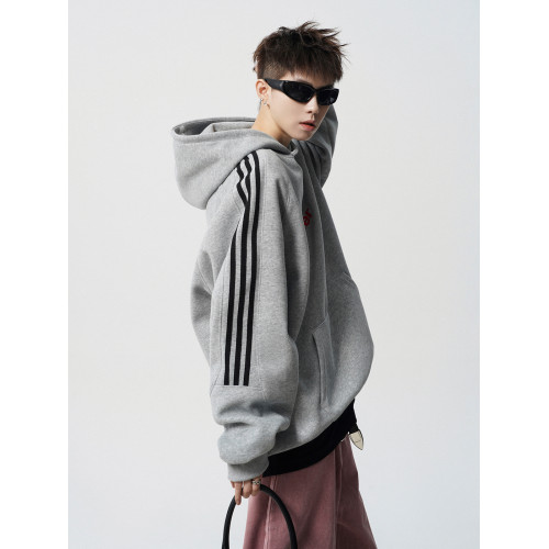 重磅字母刺綉連帽衛衣男秋街頭復古潮牌情侶外套美式休閒運動帽衫 重磅字母刺綉連帽衛衣男秋街頭復古潮牌情侶外套美式休閒運動帽衫