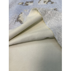 Basic annals美式復古做舊水洗衛衣boxy fit外套短寬漸變藍色上衣