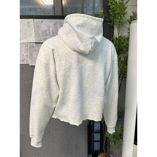 Basic annals美式復古做舊水洗衛衣boxy fit外套短寬漸變藍色上衣 Basic annals美式復古做舊水洗衛衣boxy fit外套短寬漸變藍色上衣