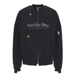 Martine Rose秋冬新款衛衣不規則拼接復古洗水男女OS開衫拉鍊外套