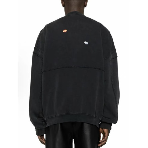 Martine Rose秋冬新款衛衣不規則拼接復古洗水男女OS開衫拉鍊外套 Martine Rose秋冬新款衛衣不規則拼接復古洗水男女OS開衫拉鍊外套