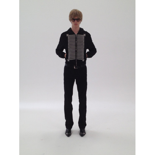 CHAI (拆)25AW 繩綉肩章圖騰宮廷情侶雙色復古純棉拉鍊帽衫衛衣 CHAI (拆)25AW 繩綉肩章圖騰宮廷情侶雙色復古純棉拉鍊帽衫衛衣