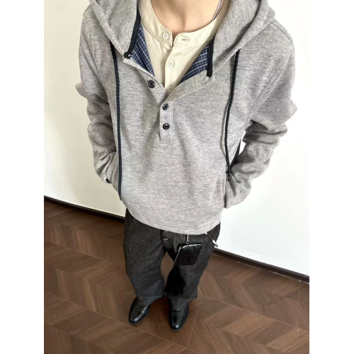 EME 秋季松弛慵懶感連帽衛衣男女套頭美式復古上衣cleanfit外套 EME 秋季松弛慵懶感連帽衛衣男女套頭美式復古上衣cleanfit外套