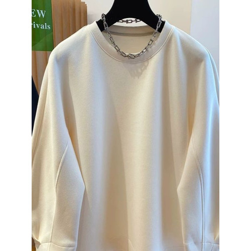 加大碼300斤設計感彎刀袖圓領衛衣男女春秋寬松oversize套頭上衣 加大碼300斤設計感彎刀袖圓領衛衣男女春秋寬松oversize套頭上衣