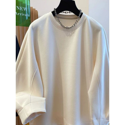 加大碼300斤設計感彎刀袖圓領衛衣男女春秋寬松oversize套頭上衣 加大碼300斤設計感彎刀袖圓領衛衣男女春秋寬松oversize套頭上衣