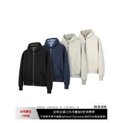 New Decay 25FW 格紋連帽拉鍊開衫休閒通勤寬松連帽衛衣外套男女