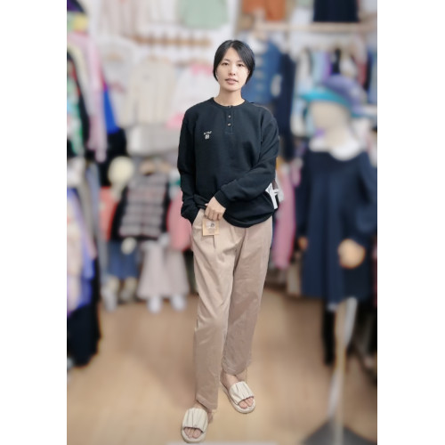 25年出口韓秋季新款男士女士圓領純棉華夫格刺綉圓領衛衣上衣W33 25年出口韓秋季新款男士女士圓領純棉華夫格刺綉圓領衛衣上衣W33