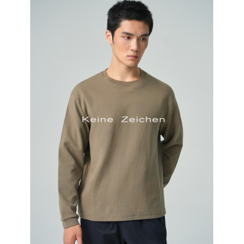 NO / Heavyweight 針織訂織華夫格長袖打底圓領基礎貼身長袖 NO / Heavyweight 針織訂織華夫格長袖打底圓領基礎貼身長袖