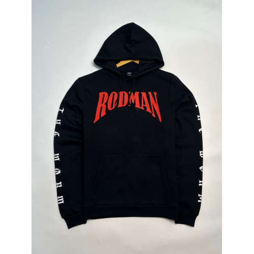 尾貨 美式潮牌球星版羅德曼男士連帽加絨衛衣 袋鼠兜休閒男女 尾貨 美式潮牌球星版羅德曼男士連帽加絨衛衣 袋鼠兜休閒男女