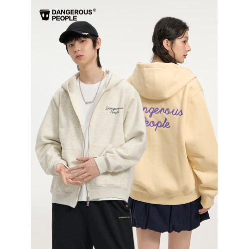 【黃子弘凡同款】Dangerouspeople薛之謙dsp刺綉開衫重磅連帽衛衣 【黃子弘凡同款】Dangerouspeople薛之謙dsp刺綉開衫重磅連帽衛衣