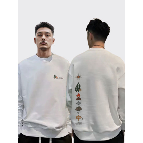 【露營元素】純棉衛衣男士圓領原創2025新款秋季美式潮流寬松長袖 【露營元素】純棉衛衣男士圓領原創2025新款秋季美式潮流寬松長袖