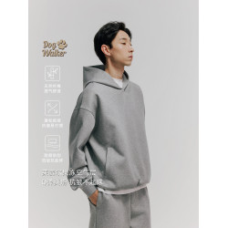 【質感遛狗套裝】MASSULTI 果凍空氣層 極簡抗皺抗起球衛衣帽衫