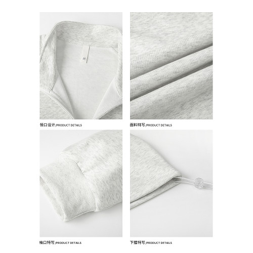 悟空有貨美式復古重磅半拉鍊套頭衛衣男秋季潮牌寬松百搭休閒上衣 悟空有貨美式復古重磅半拉鍊套頭衛衣男秋季潮牌寬松百搭休閒上衣