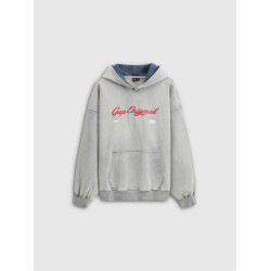 【成毅代言】Gap男女裝2025秋季新款水洗牛仔連帽衛衣寬松788669