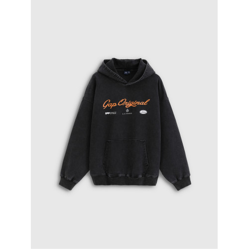 【成毅代言】Gap男女裝2025秋季新款水洗牛仔連帽衛衣寬松788669 【成毅代言】Gap男女裝2025秋季新款水洗牛仔連帽衛衣寬松788669