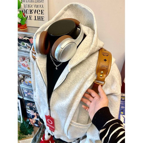 白灰色美式boxy開衫衛衣男款秋季短寬cleanfit重磅高克重連帽外套 白灰色美式boxy開衫衛衣男款秋季短寬cleanfit重磅高克重連帽外套