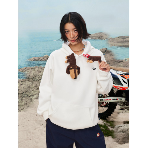 叢林老虎可拆卸針織臘腸狗帽繩連帽衛衣休閒情侶加厚帽衫男女外套 叢林老虎可拆卸針織臘腸狗帽繩連帽衛衣休閒情侶加厚帽衫男女外套