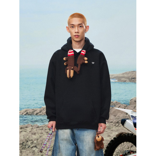 叢林老虎可拆卸針織臘腸狗帽繩連帽衛衣休閒情侶加厚帽衫男女外套 叢林老虎可拆卸針織臘腸狗帽繩連帽衛衣休閒情侶加厚帽衫男女外套