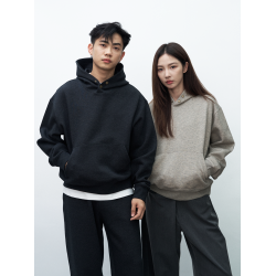 GOODLIVEABLE 360G空氣層BOXY套頭衛衣休閒套裝潮微寬松直筒衛褲