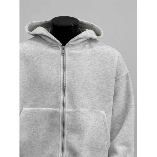 美式潮牌立體後背包設計感連帽開衫衛衣男秋季休閒百搭小衆拉鍊外套 美式潮牌立體後背包設計感連帽開衫衛衣男秋季休閒百搭小衆拉鍊外套