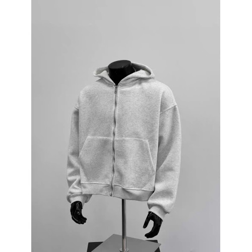 美式潮牌立體後背包設計感連帽開衫衛衣男秋季休閒百搭小衆拉鍊外套 美式潮牌立體後背包設計感連帽開衫衛衣男秋季休閒百搭小衆拉鍊外套