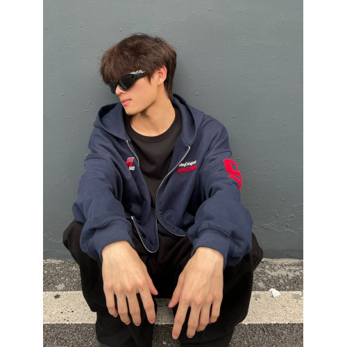 重磅刺綉美式復古拉鍊衛衣國潮牌高街運動連帽開衫外套男女春秋款 重磅刺綉美式復古拉鍊衛衣國潮牌高街運動連帽開衫外套男女春秋款