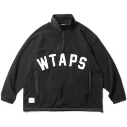 WTAPS PLAYER 02/JACKET.POLY 立領半拉鍊搖粒絨套頭衛衣夾克秋冬