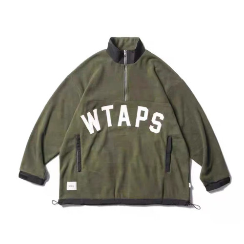 WTAPS PLAYER 02/JACKET.POLY 立領半拉鍊搖粒絨套頭衛衣夾克秋冬 WTAPS PLAYER 02/JACKET.POLY 立領半拉鍊搖粒絨套頭衛衣夾克秋冬