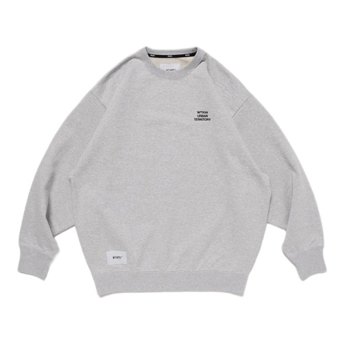  WTAPS西山徹日系潮牌秋冬寬鬆休閒刺綉字母套頭毛圈長袖衛衣