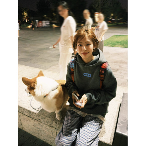 ATRY連帽衛衣男款春季潮牌美式寬鬆灰色重磅刺綉情侶裝帽衫外套女