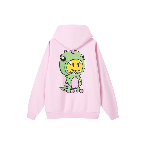 drewhouse dinodrew恐龍圖案拉鍊連帽外套25秋季男女同款美式開衫 drewhouse dinodrew恐龍圖案拉鍊連帽外套25秋季男女同款美式開衫