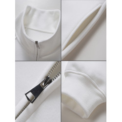 春秋加絨加厚500g克重磅連帽衛衣開衫外套男女春秋季上衣情侶裝