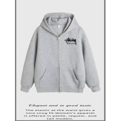 瑞斯圖西連帽外套衛衣香港限定衛衣男女同款寬松休閒外套