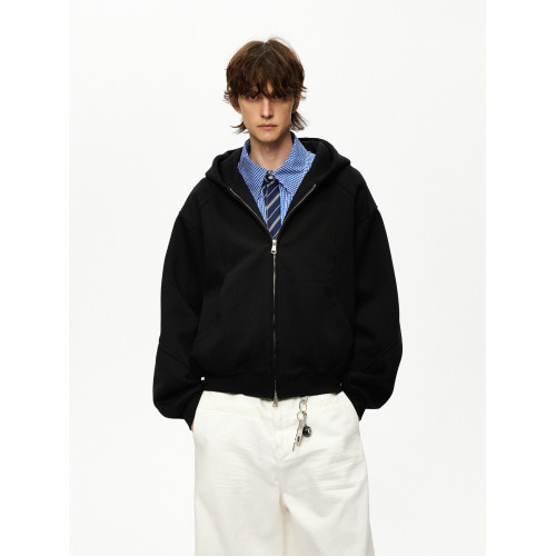 男道cleanfit短款500G重磅加絨連帽衛衣拉鍊開衫外套男女休閒上衣 男道cleanfit短款500G重磅加絨連帽衛衣拉鍊開衫外套男女休閒上衣