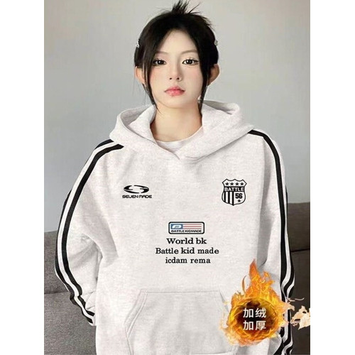 2025新款青少年美式復古三條杠加絨連帽衛衣男士秋冬保暖情侶外套 2025新款青少年美式復古三條杠加絨連帽衛衣男士秋冬保暖情侶外套