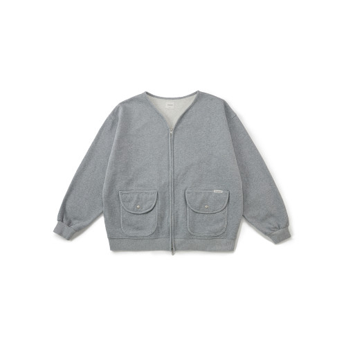 Broshood 25AW 日系寬松復古沙洗做舊V領開衫長袖拉鍊衛衣外套男 Broshood 25AW 日系寬松復古沙洗做舊V領開衫長袖拉鍊衛衣外套男